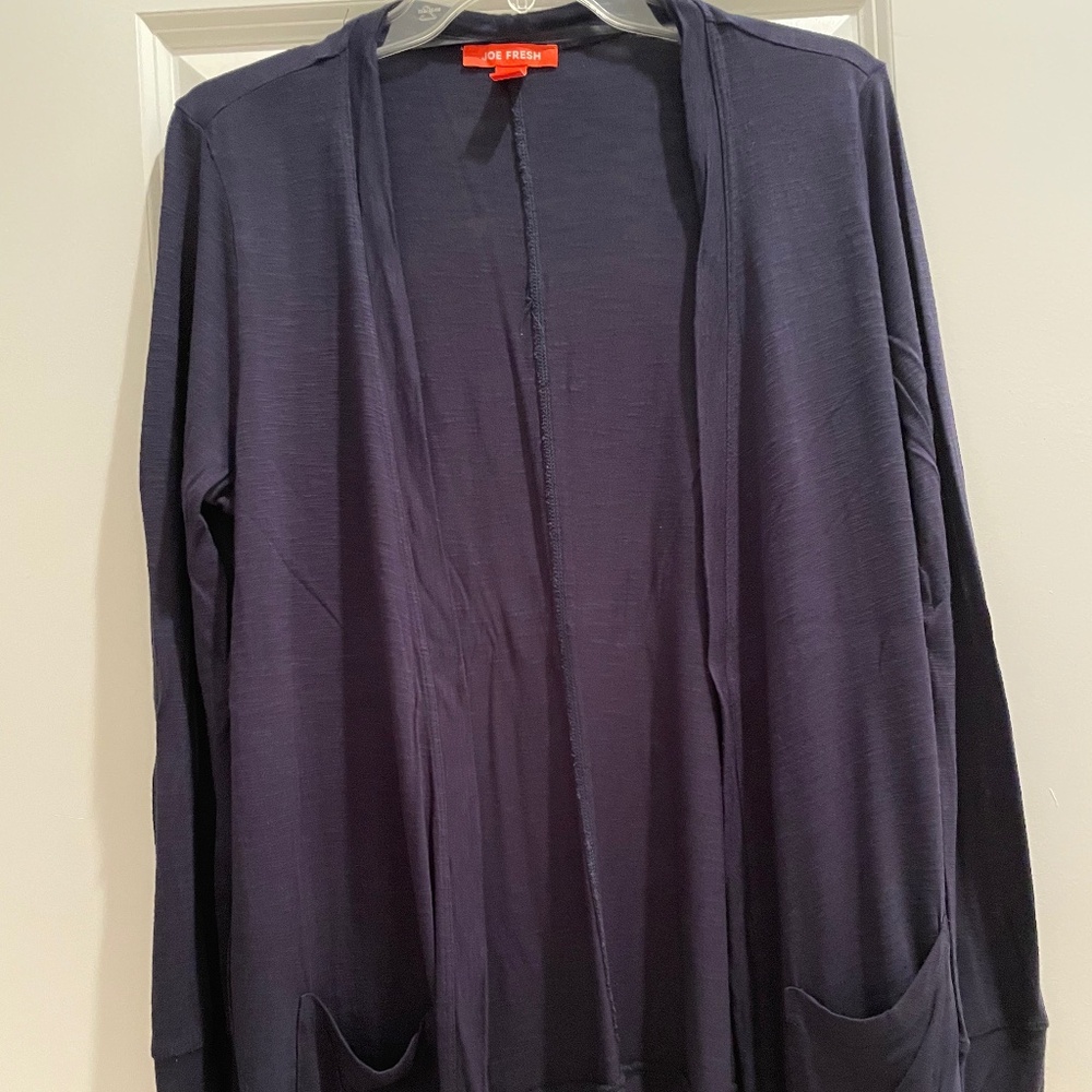 Joe Fresh navy cardigan